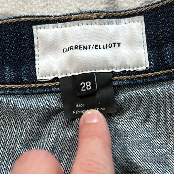 Current/Elliott The Ultra High Waist Belloc Cutaway Fly Shorts - Picture 4 of 8